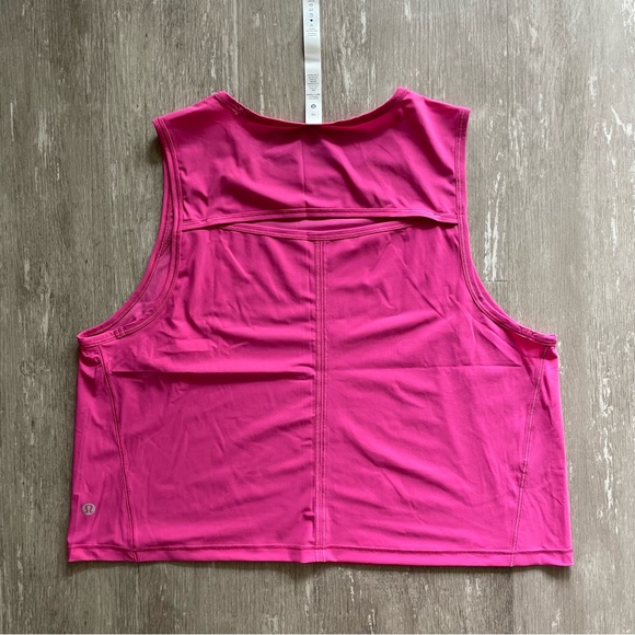 Lululemon Sculpt Tank *Cropped in Sonic Pink - Picture 4 of 5